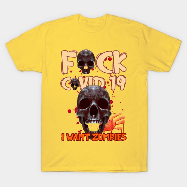 F*CK Covid T-Shirt by FurryBallBunny